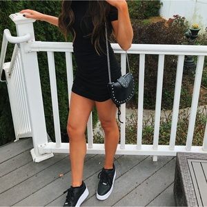 Zara Ruched Mini Dress